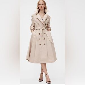 GAP Studio Zac Posen Twill Tailored Trench Coat